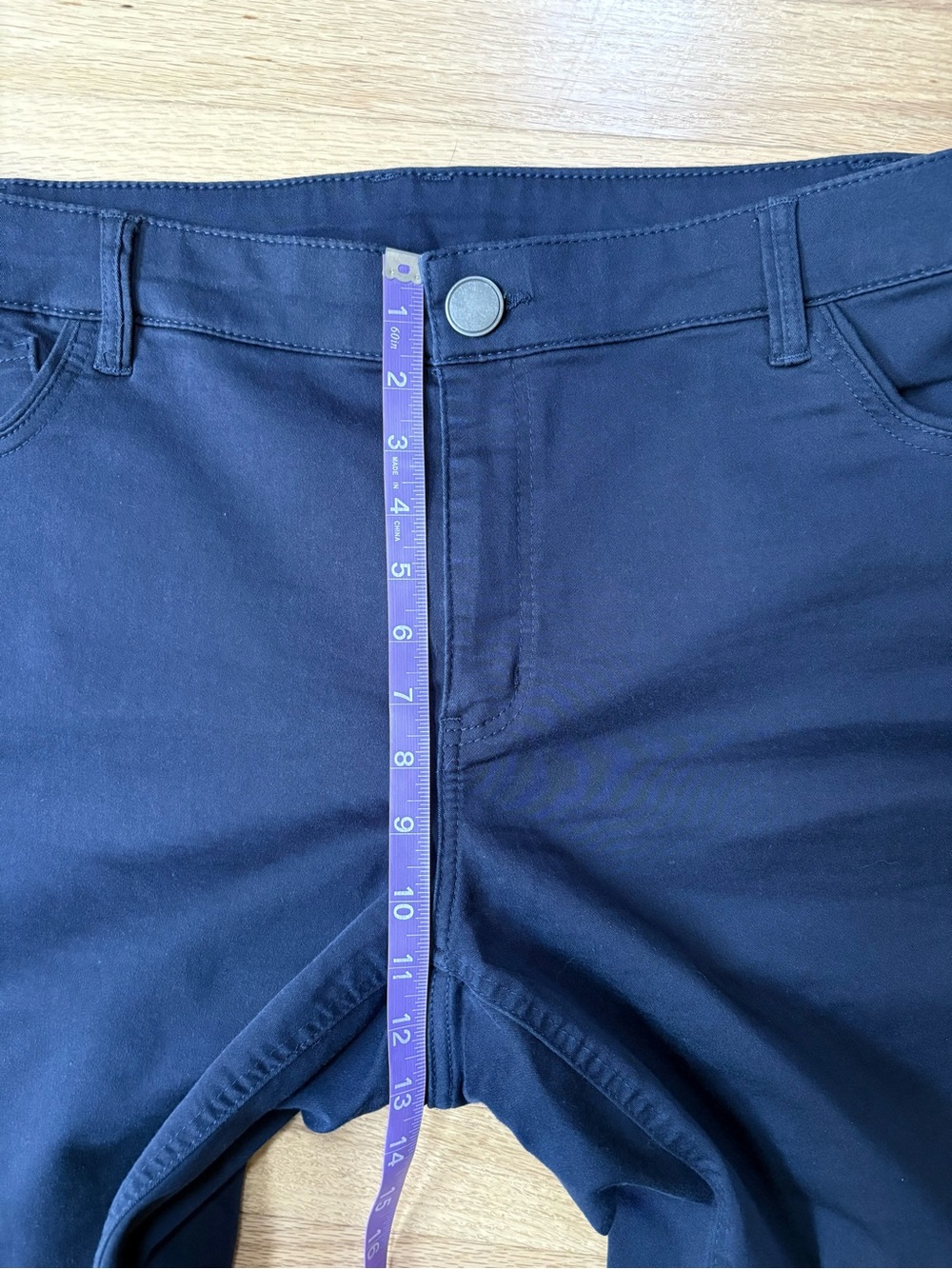 CJ Banks Navy Blue Bermuda Shorts Size 16W in Excellent Condition - Picture 6 of 7